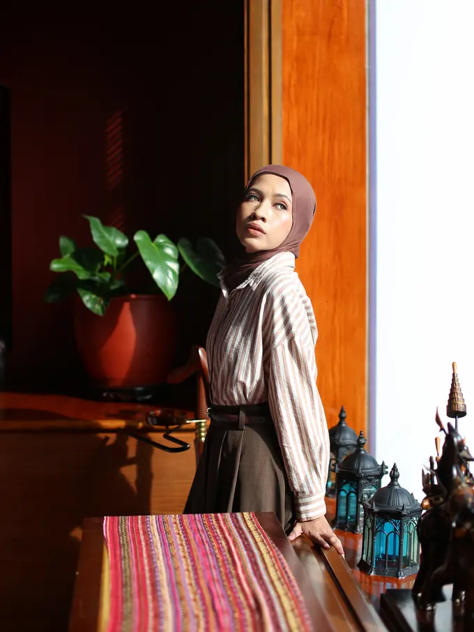 wanita maret ketenangan batin dalam