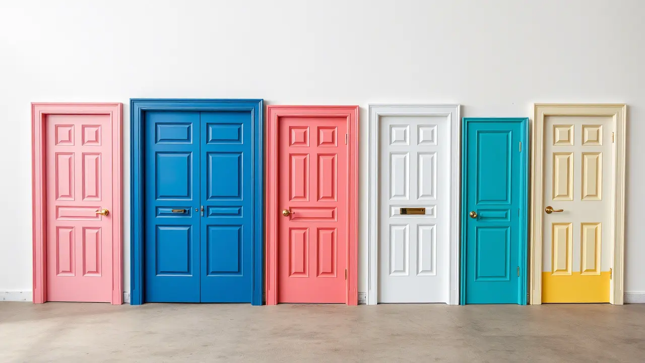 12 Ide Warna Pintu Selain Hitam dan Coklat untuk Mempercantik Rumah Anda
