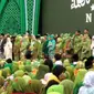 Presiden Jokowi menghadiri Harlah ke-73 Muslimat NU di GBK, Jakarta. (Liputan6.com/Putu Merta Surya Putra)