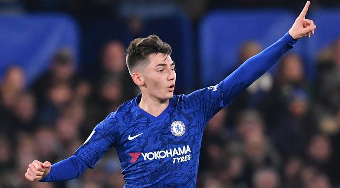 Berkat penampilan impresifnya, Billy Gilmour dinobatkan sebagai man of the match dalam laga Chelsea vs Liverpool tersebut. (AFP/Ben Stansall)