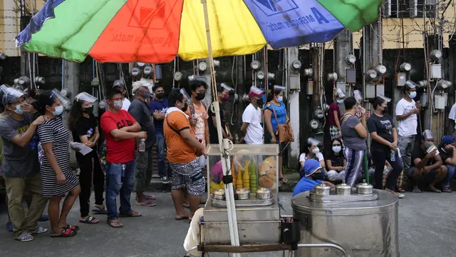 FOTO: Kemunculan COVID-19 Varian Omicron Picu Alarm Baru di Filipina