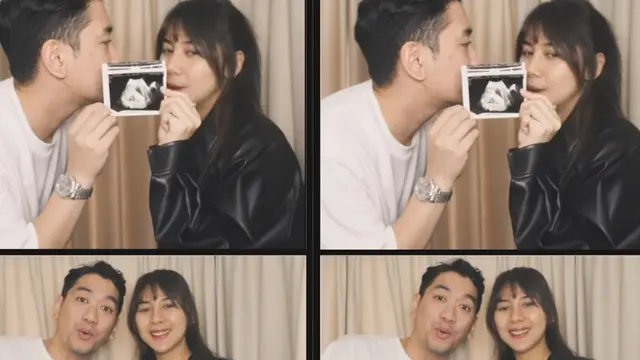 Makeup Adinda Thomas saat Umumkan Kehamilan. [@adindathomas]