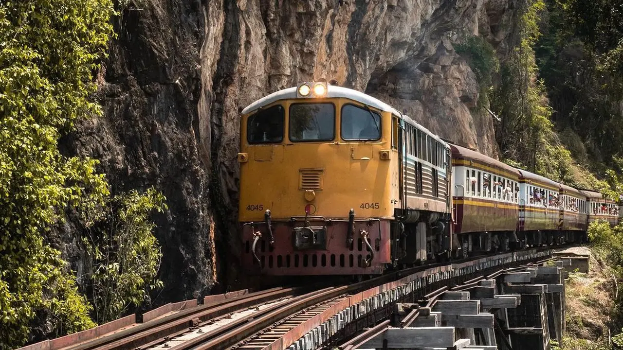 Sejarah Jalur Kereta Kematian di Kanchanaburi Thailand