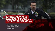 Berita video Menpora (Menteri Pemuda dan Olahraga), Imam Nahrawi, ditetapkan oleh KPK sebagai tersangka kasus dana hibah KONI.