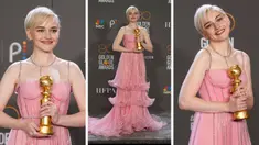 Julia Garner Tampil Cantik dan Raih Penghargaan di Golden Globe Awards 2023 (AP Photo)