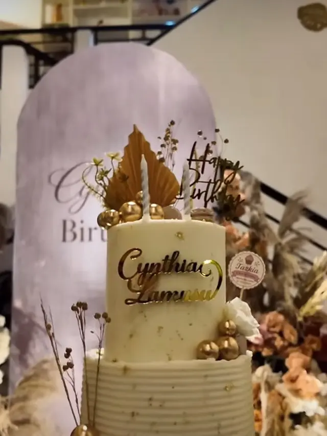 Dekorasi Acara Ultah Cynthia Lamusu ke-48 (Foto: Instagram @cynthia_lamusu)