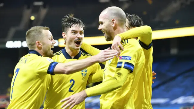 FOTO: Pecah Telur, Swedia Tekuk Kroasia 2-1