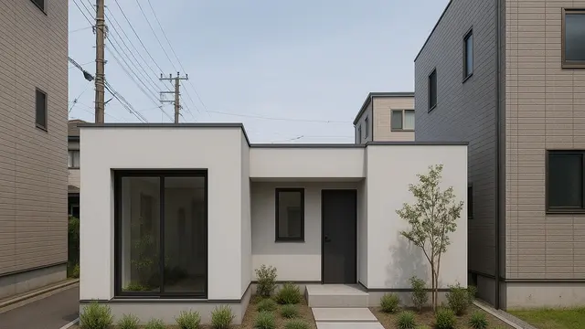 Gambar Rumah Ukuran 6x6 dengan Lahan Terbatas di Perkotaan (created by AI)