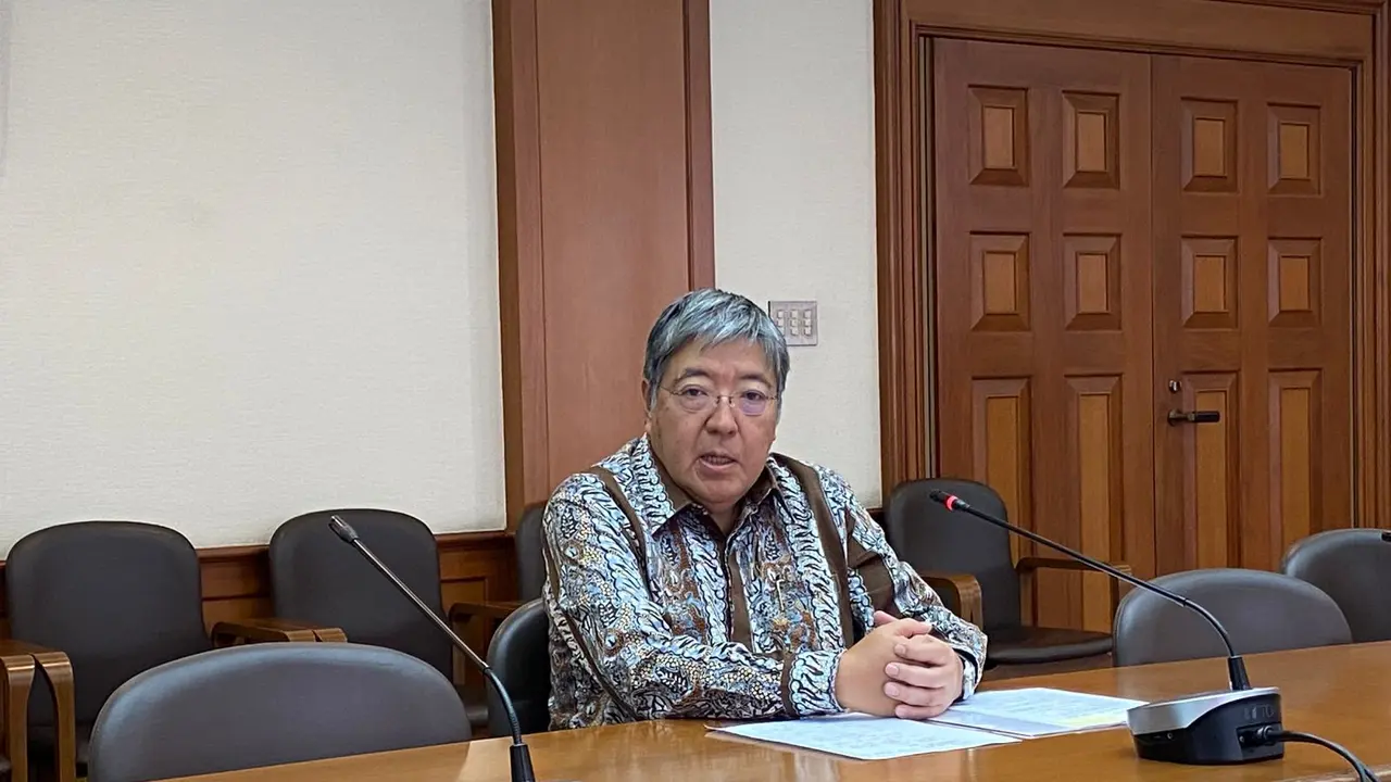 Dubes Masaki Yasushi menyebut Indonesia dan Jepang memiliki perjanjian bilateral yang baru-baru ini ditinjau ulang, sehingga memberikan keuntungan lebih besar, terutama untuk ekspor produk kedua negara (Dok. Liputan6.com/Teddy Tri Setio Berty).