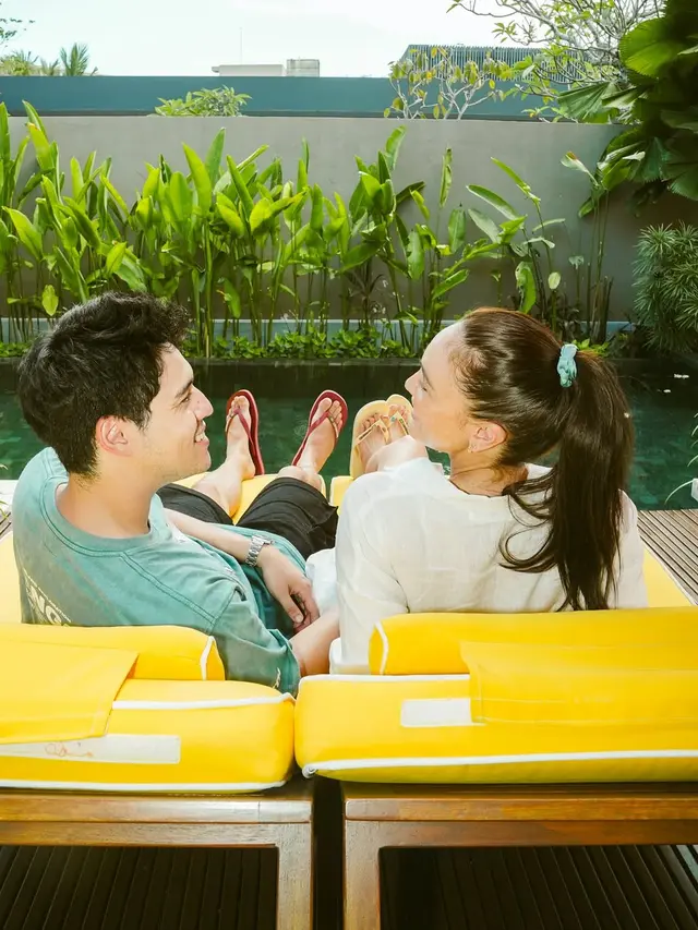 Pernikahan Tinggal Menghitung Hari, Gaya Kasual Luna Maya dan Maxime Bouttier Bak Pemotretan Prewedding