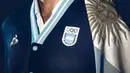 Le Coq Sportif bakal mendandani timnas Argentina tak hanya dengan seragam seremoni bernuansa biru muda. Seragam pertandingan tim voli Argentina pun juga bakal dirancang oleh Le Coq Sportif. [@lecoqsportif]