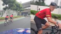 Pesepeda tak melaju di jalurnya (Instagram/@tmcpoldametro)