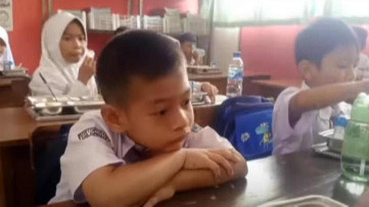 Tidak Biasa Sarapan Nasi, Bocah SDN Ini Ogah Makan Bergizi Gratis Pilih Dibawa Pulang