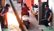 Ibu Bonceng Anak di Koja Dilempar Molotov