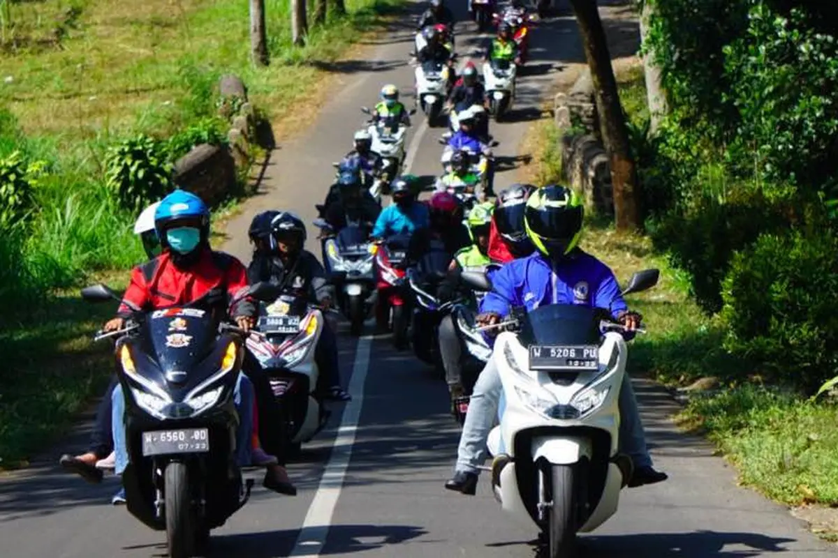 Ilustrasi komunitas motor (MPM Honda Jatim)