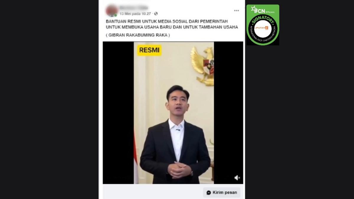 Kumpulan Hoaks Bantuan Modal Usaha Catut Tokoh Ternama, Simak Daftarnya