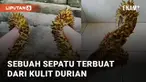 Ada-ada saja inovasi dari seseorang untuk membuat sepatu dari bahan yang anti mainstream