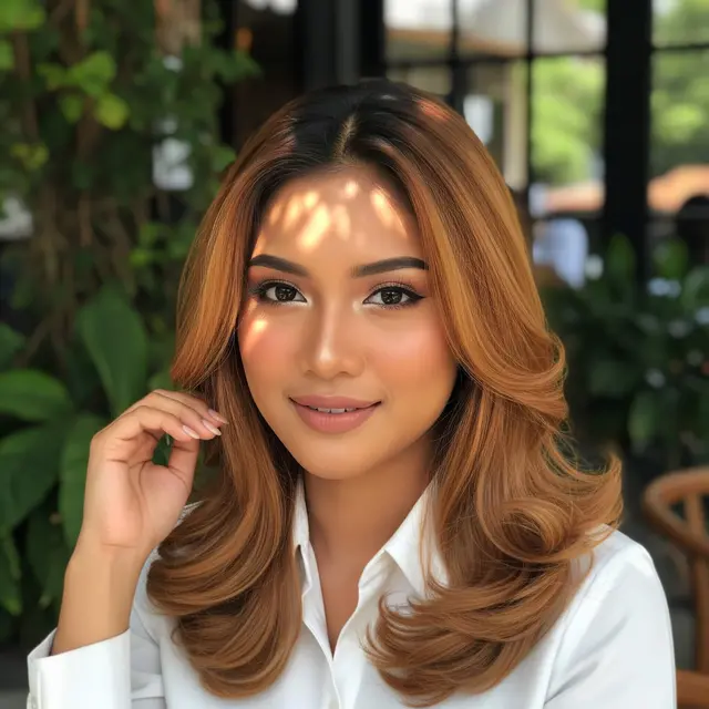 Model Rambut Pirang yang Cocok untuk Kulit Sawo Matang