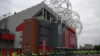 Stadion Old Trafford milik Manchester United atau MU. (Oli SCARFF / AFP)