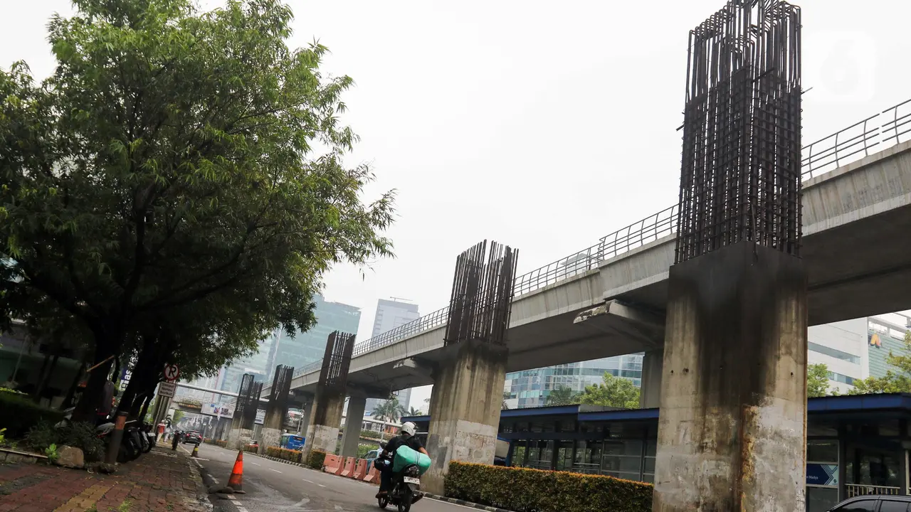 Nasib Tiang Monorel di Rasuna Said dan Senayan Bakal Segera Diputuskan