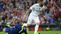 Benitez Tantang Benzema Cetak Gol Lebih Banyak Lagi