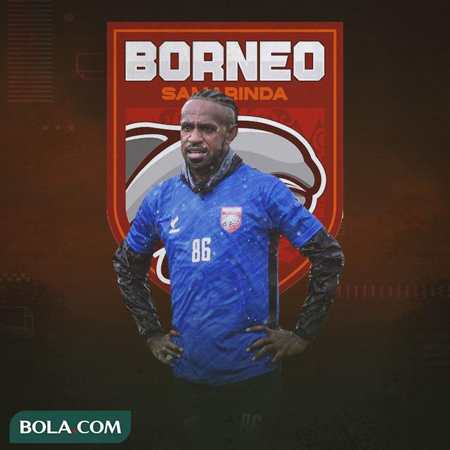 Borneo FC - Ilustrasi Boaz Solossa