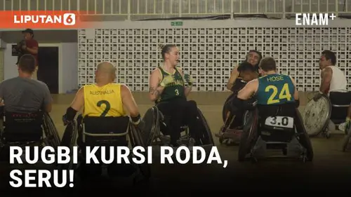 VIDEO: Laga Seru Atlet Rugbi Kursi Roda Indonesia Vs Australia