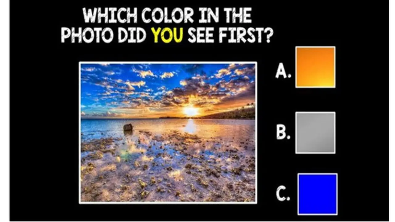 Warna Pertama yang Kamu Lihat Dalam Foto Ini Dapat Ungkap Sifat Tersembunyi