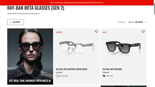 Meta Ray Ban.