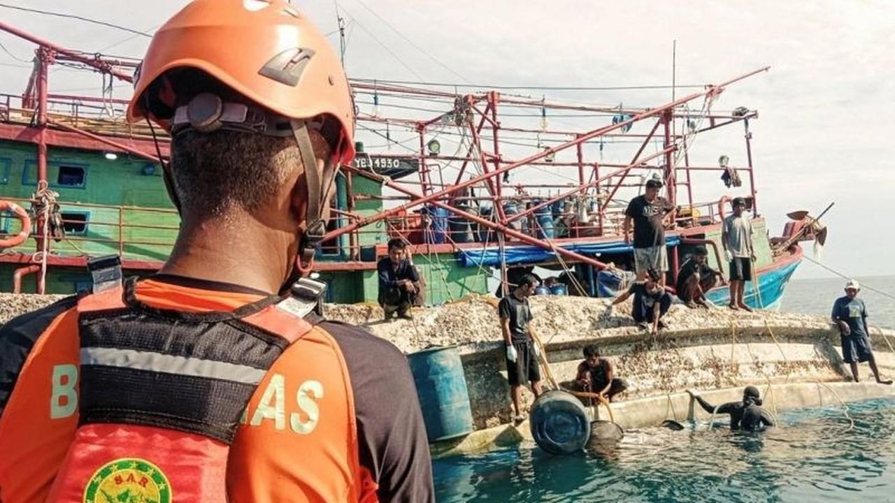 Tiga ABK KM Indo Perkasa 03 Ditemukan Meninggal di Perairan Laut Aru, Basarnas Lanjutkan Pencarian