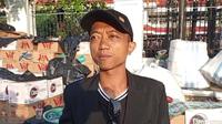 Kordinator Lapangan Aksi Demo di Pati Ahmad Husein. (Liputan6.com/ Arief Pramono)