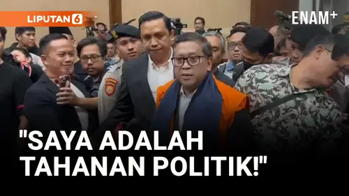 VIDEO: Pakai Rompi Oranye, Hasto Ungkap Sebuah Pernyataan Jelang Sidang