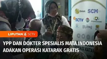 Katarak menjadi penyebab kebutaan tertinggi, dan hanya bisa disembuhkan dengan operasi. Namun mahalnya biaya operasi, dan minimnya akses terhadap layanan ini, kerap menutup kesempatan penderita katarak untuk sembuh. YPP SCTV-Indosiar kembali menggela...
