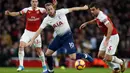 5. Harry Kane (Tottenham) - Kane dipercaya untuk menggunakan nomor punggung 10 di Tottenham pada musim 2015-2016. Ketajaman pemain berusia 26 tahun ini membuatnya menjadi andalan The Lilywhites. (AFP/Ian Kington)