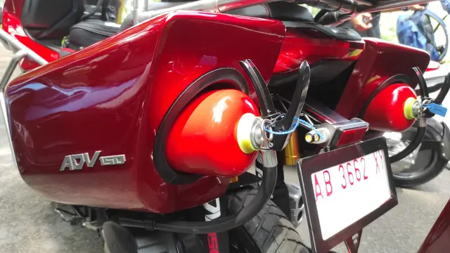 Honda ADV150 Ini Disulap Jadi Motor Damkar (Arief A/Liputan6.com)