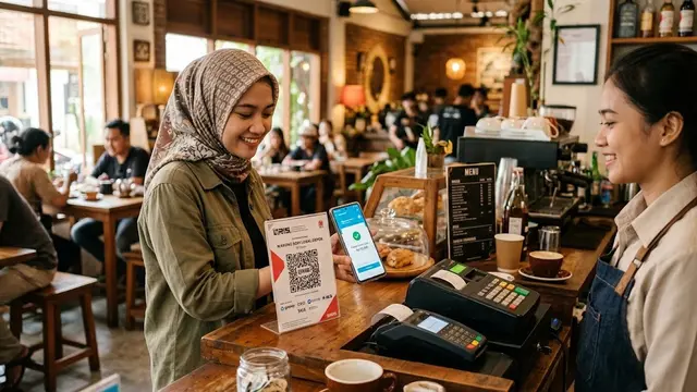 Ciri Orang yang Lebih Suka Bayar Cash daripada QRIS Menurut Psikologi/AI Generated