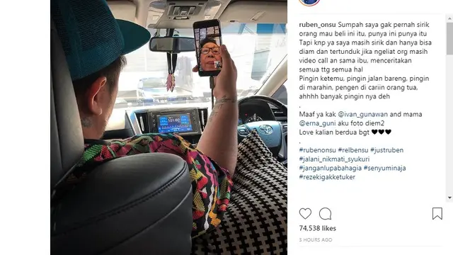 Ruben Onsu (Foto: Instagram)