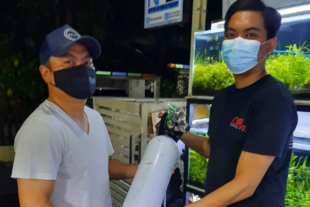 Aquascaper Indonesia Galang Gerakan Sosial Pinjamkan Tabung Oksigen Gratis