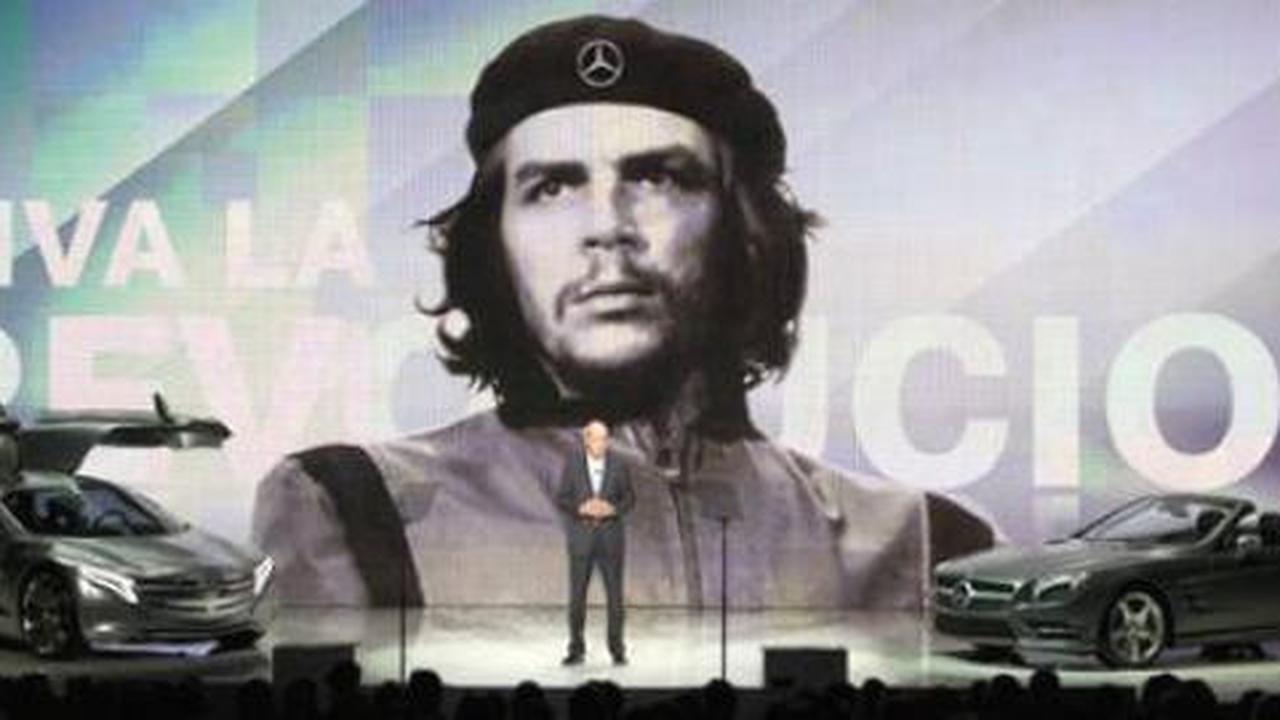 komersilkan' che guevara, mercedes-benz dikecam