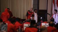 Gubernur Jawa Tengah Ganjar Pranowo hadir dalam Rapat Koordinasi Bidang Kemaritiman TIngkat Nasional PDIP di Jakarta, Minggu (24/4/2016). Rakor tersebut dihadiri sekitar 1000 kader PDIP se-Indonesia. (Liputan6.com/Faizal Fanani)