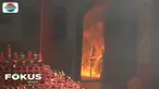 Diduga lokasi lilin yang dinyalakan tersebut berada terlalu dekat dengan tempat daur ulang lilin yang telah terpakai.