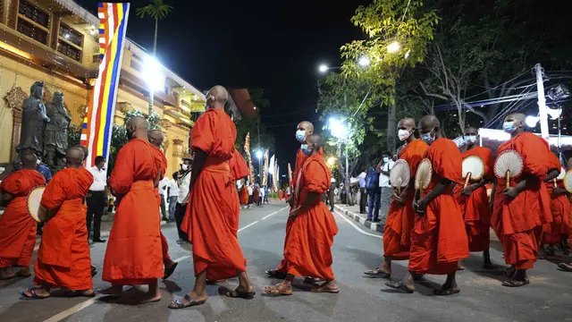 FOTO: Semarak Festival Navam Perahera di Sri Lanka