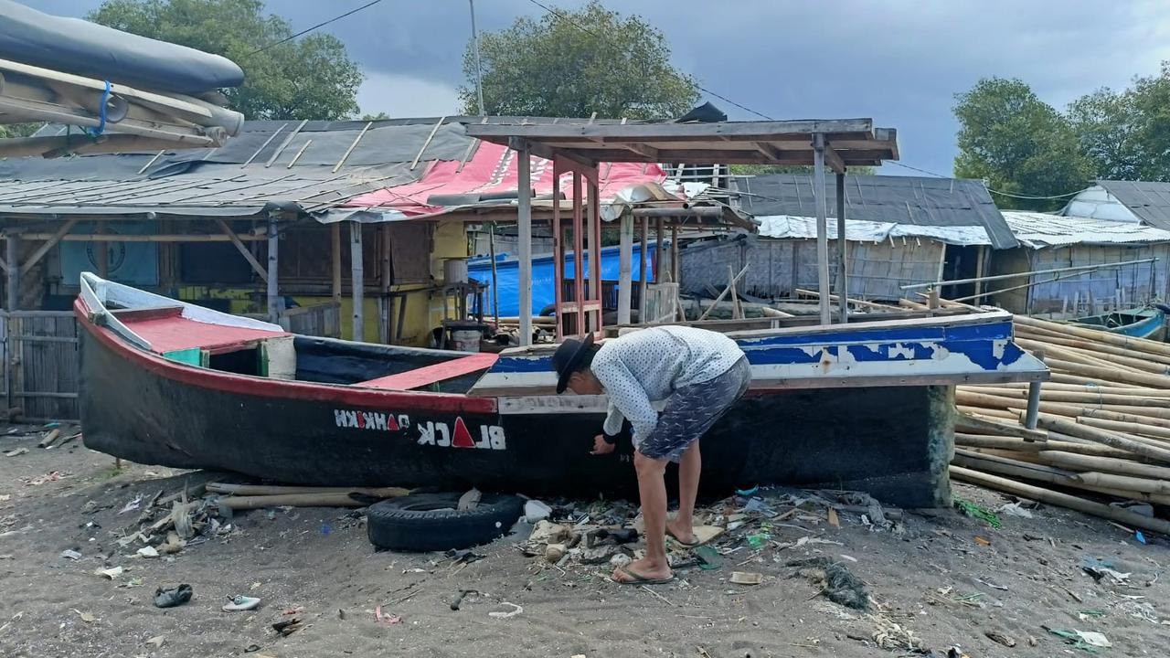 kapal nelayan rusak