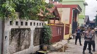 Lokasi penemuan dua jasad wanita dicor dalam rumah di Bekasi, Jawa Barat. (Ist)