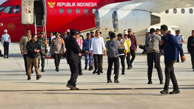 PTPP Berhasil Fasilitasi Pendaratan Perdana Pesawat Kepresidenan di Bandara IKN