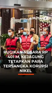 Rugikan Negara Rp 401 M, Kejagung Tetapkan Para Tersangka Korupsi Nikel