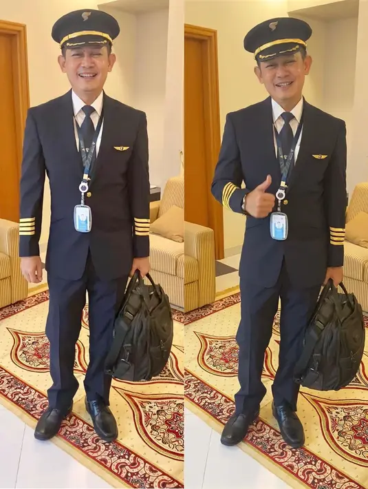 "Ya sekarang bayangin, mas Hendra lagi terbang terus di bawahnya ada roket-roket beterbangan. Lalu itu rute-rutenya memang dilewatin karena kan ada Lebanon, Yordania, terus dekat dengan Palestine yang sedang berjuang," kata Fitri menambahkan.  [Instagram/fitricarlina]