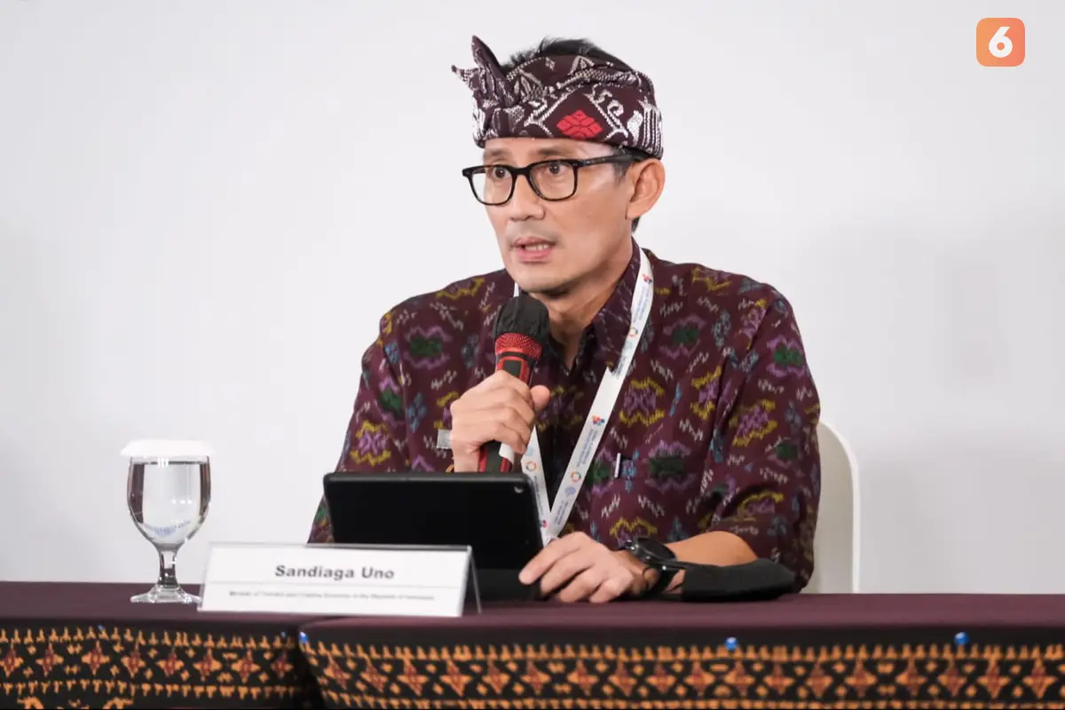 Menteri Sandiaga Uno di Ajang GPDRR 2022 Bali