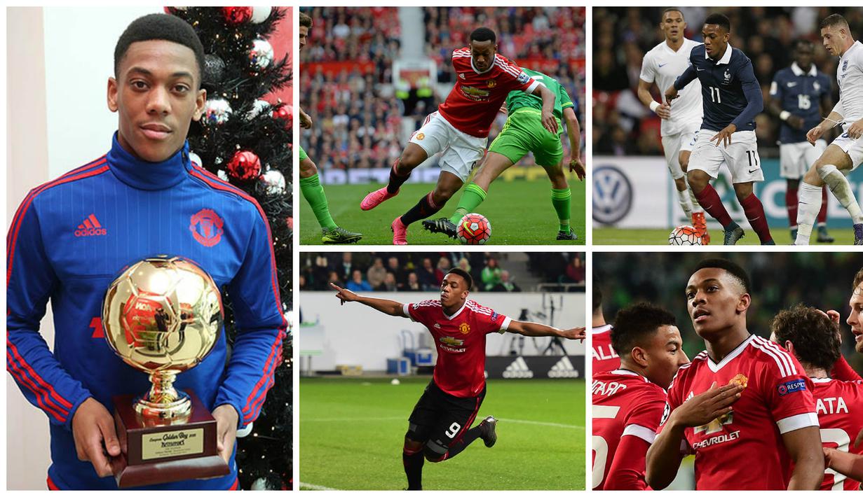 Striker Manchester United asal Prancis, Anthony Martial, sukses meraih gelar Golden Boy Award 2015, sebuah penghargaan untuk pesepak bola berusia di bawah 21 tahun yang bermain di Eropa.