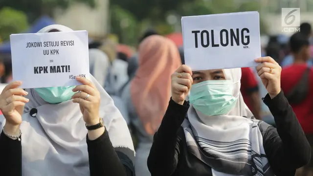 Aksi Bagi Bunga untuk Selamatkan KPK